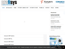 Tablet Screenshot of profisys.pl